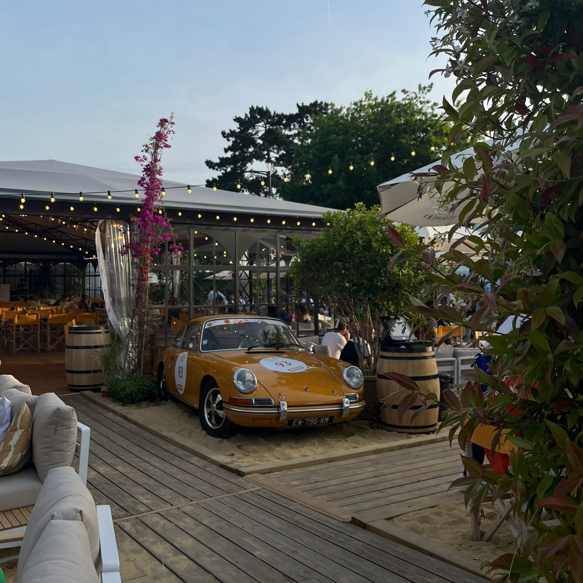 Nos [guirlandes guinguette] embellissent le circuit des 24h du Mans