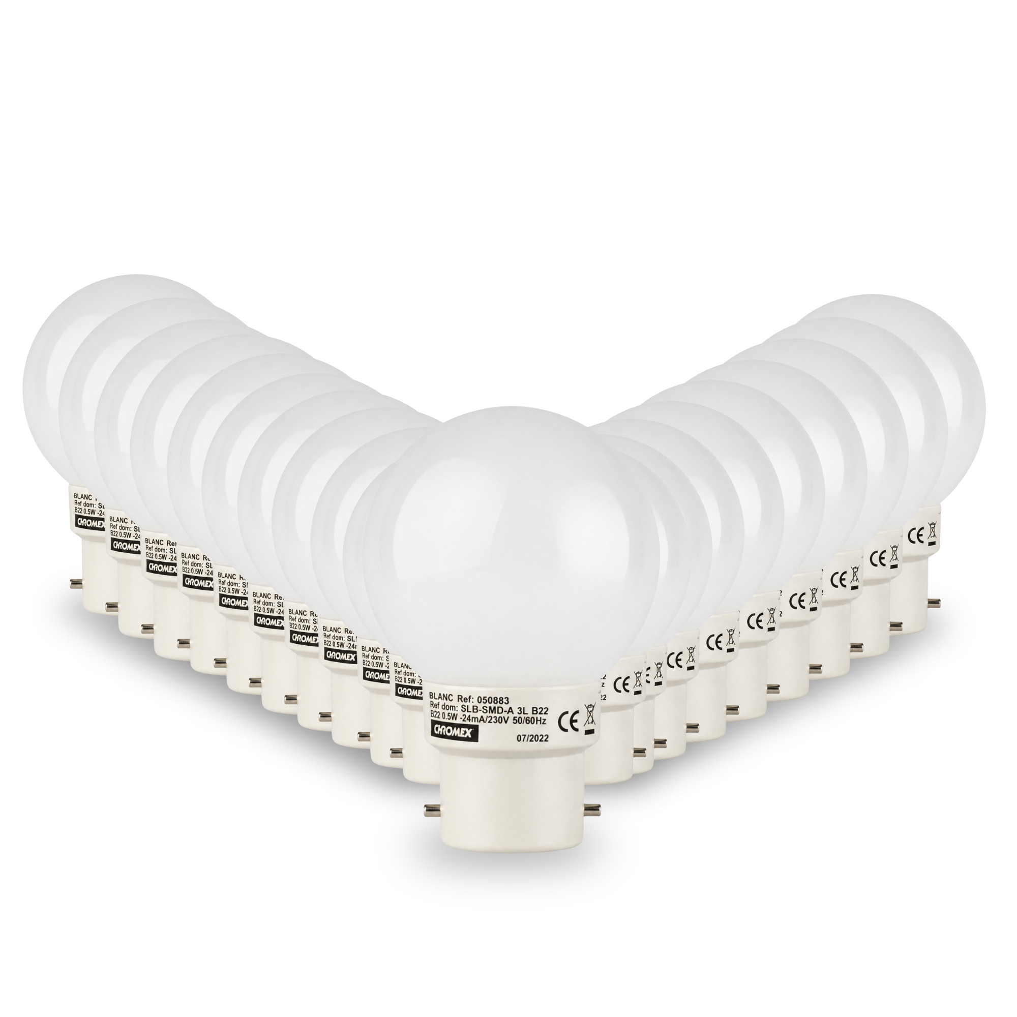 Lot de 20 ampoules B22