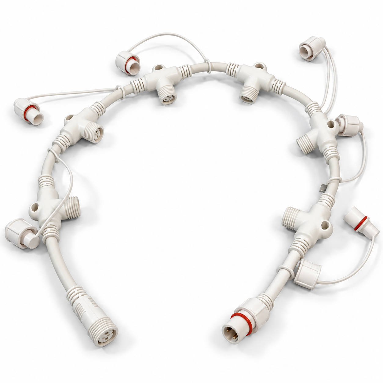 Câble Collecteur 6 descentes - L0,80m - 230V