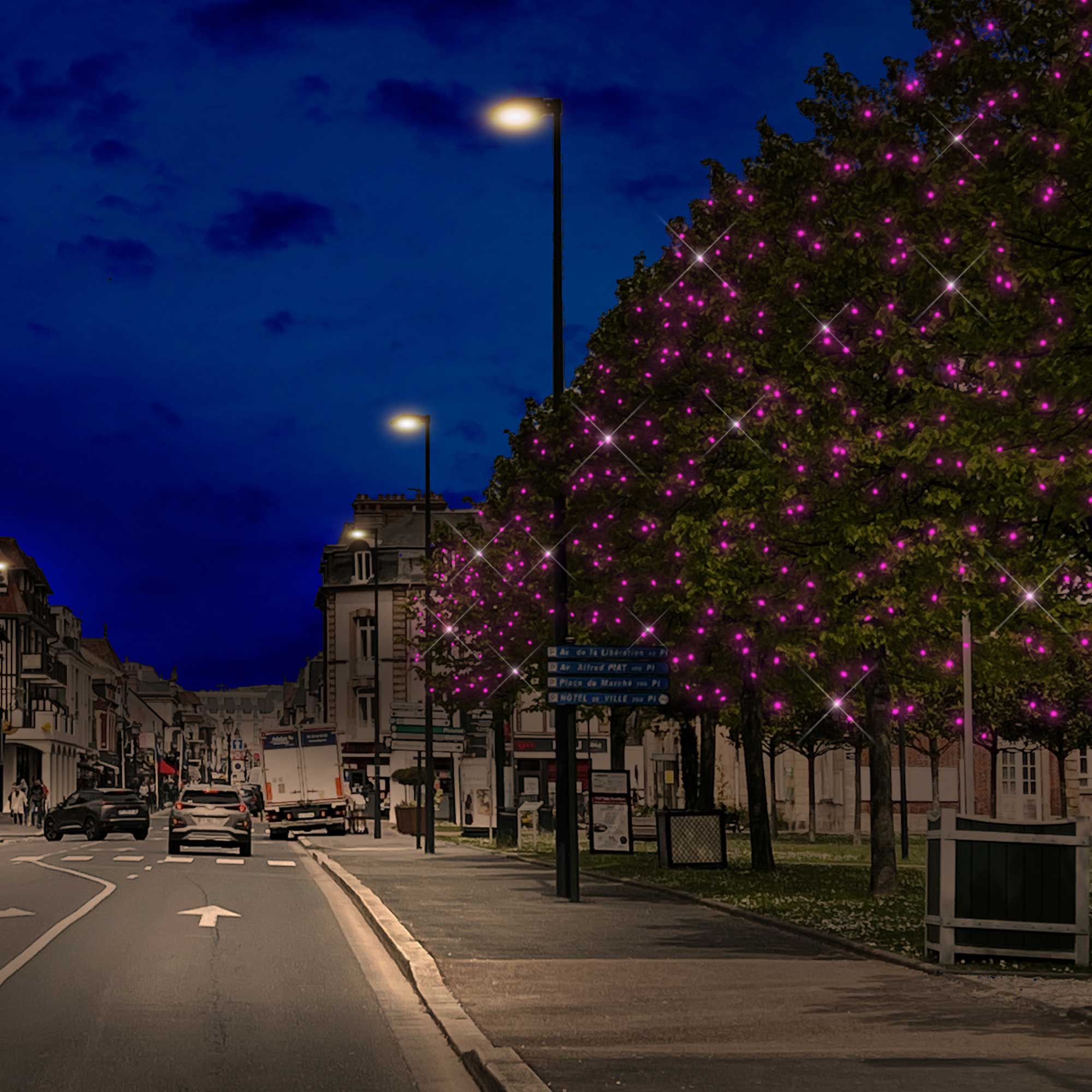 Guirlande fixe L20m - 230V