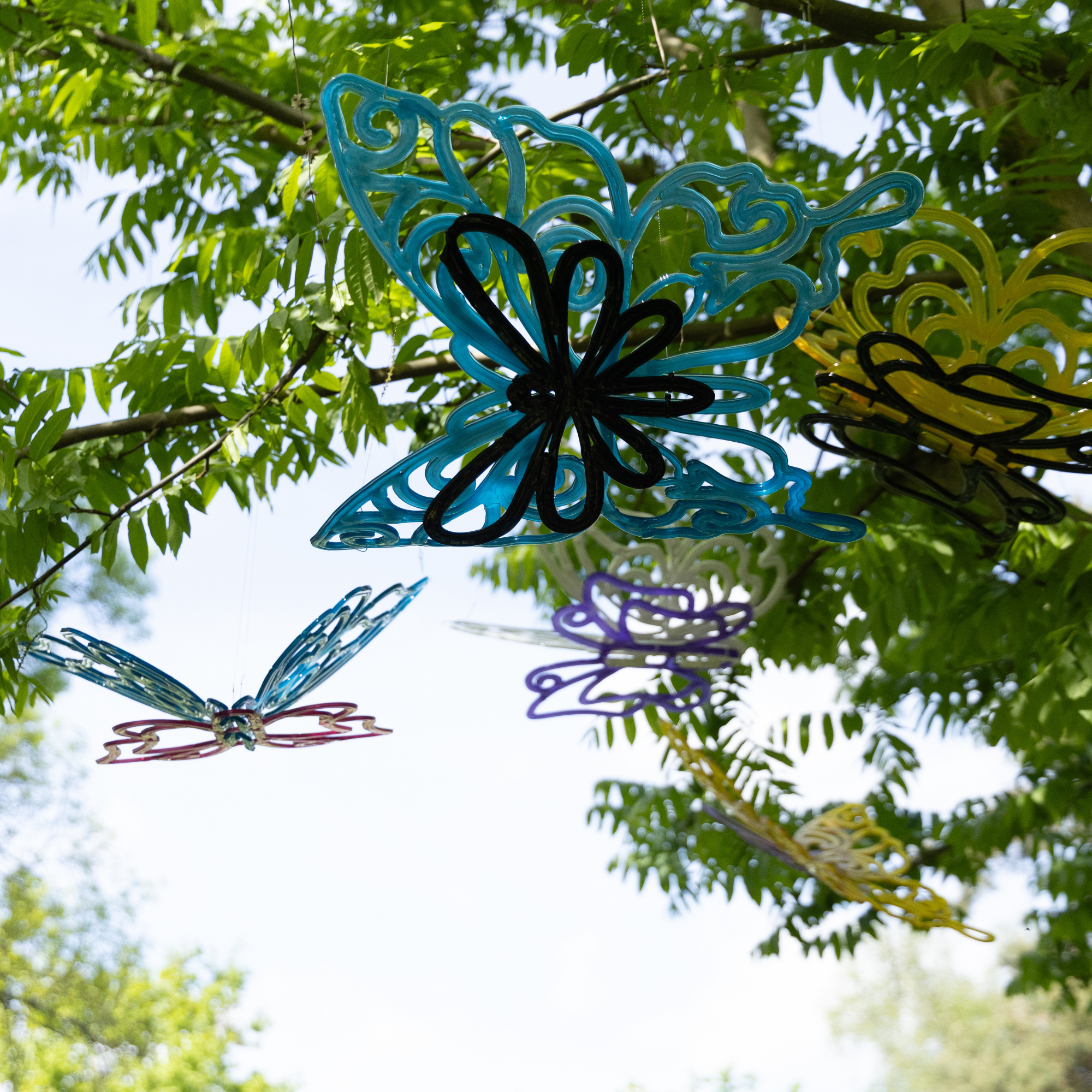 Décor suspension 3D Butterflyz H0,56 x L0,54 x P0,12m