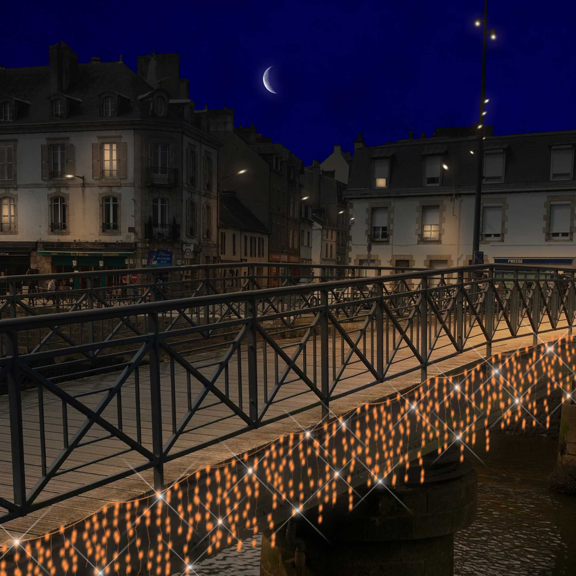 Frise scintillante H1,5 x L4m - 230V