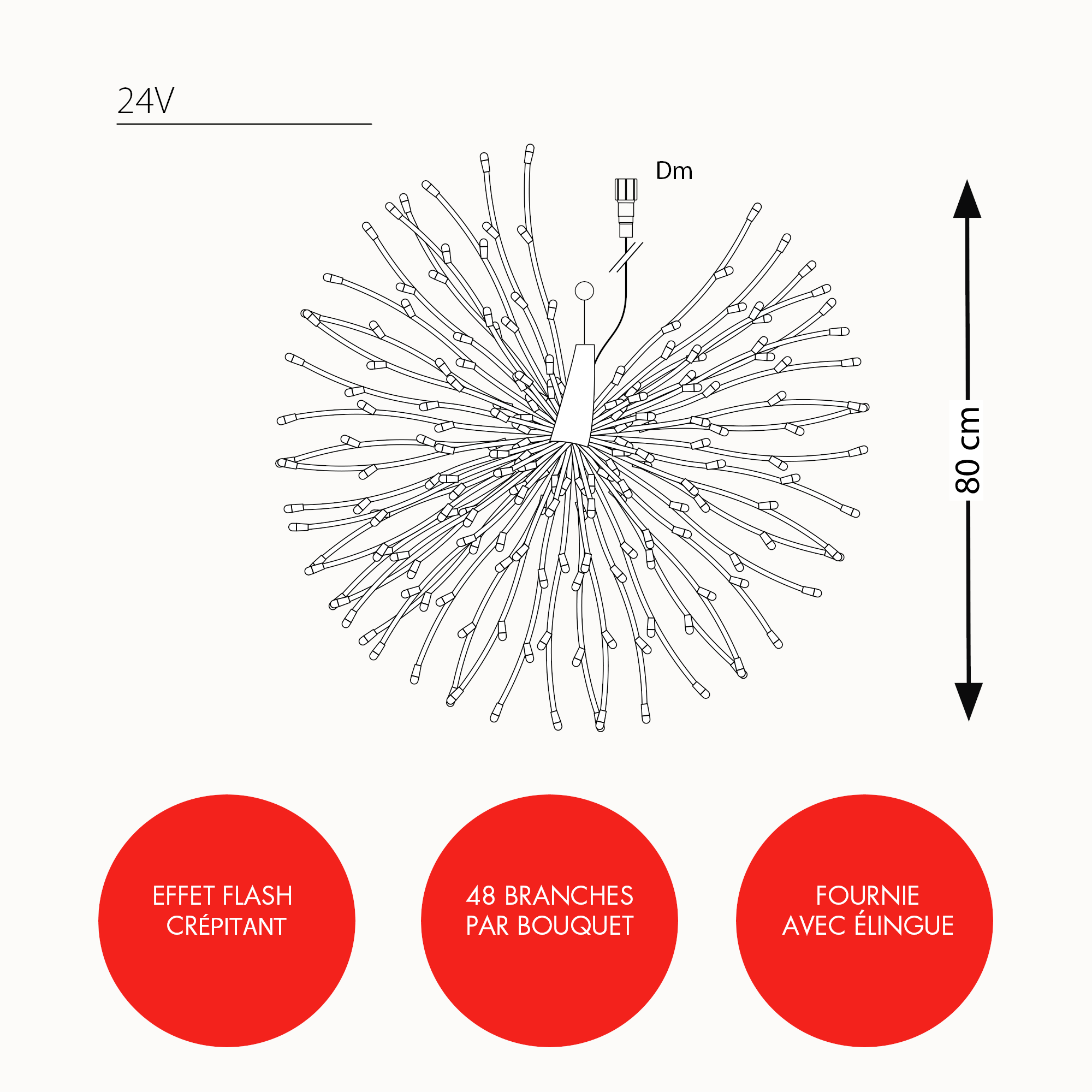 Suspension étincelle- 24V