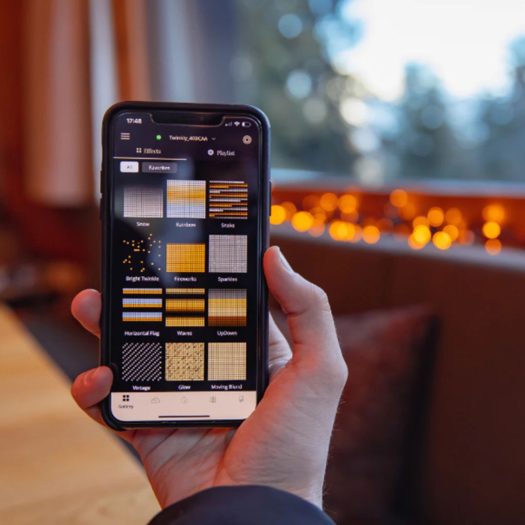 KIT pro Twinkly guirlande blanc chaud L50m -24V