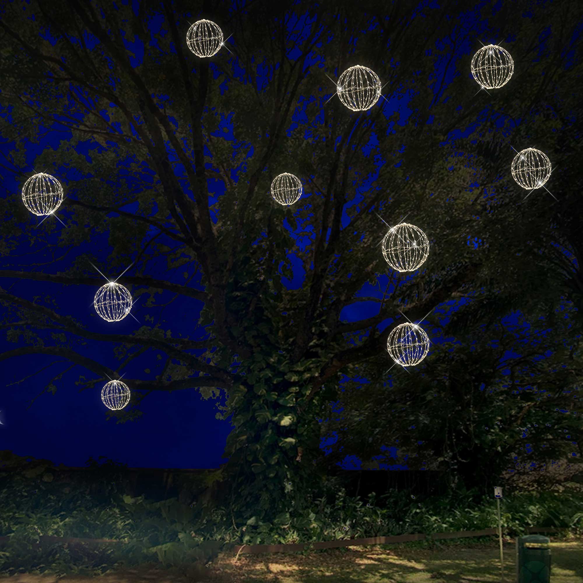 Sphère Gaia blanc chaud - 24V