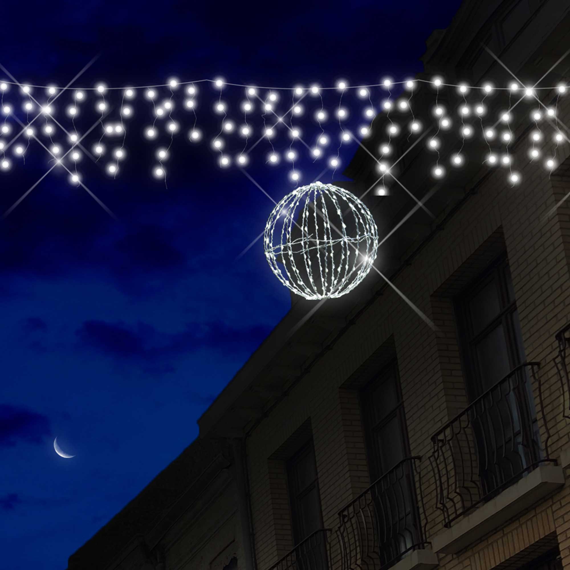 Sphère Gaia blanc froid - 24V