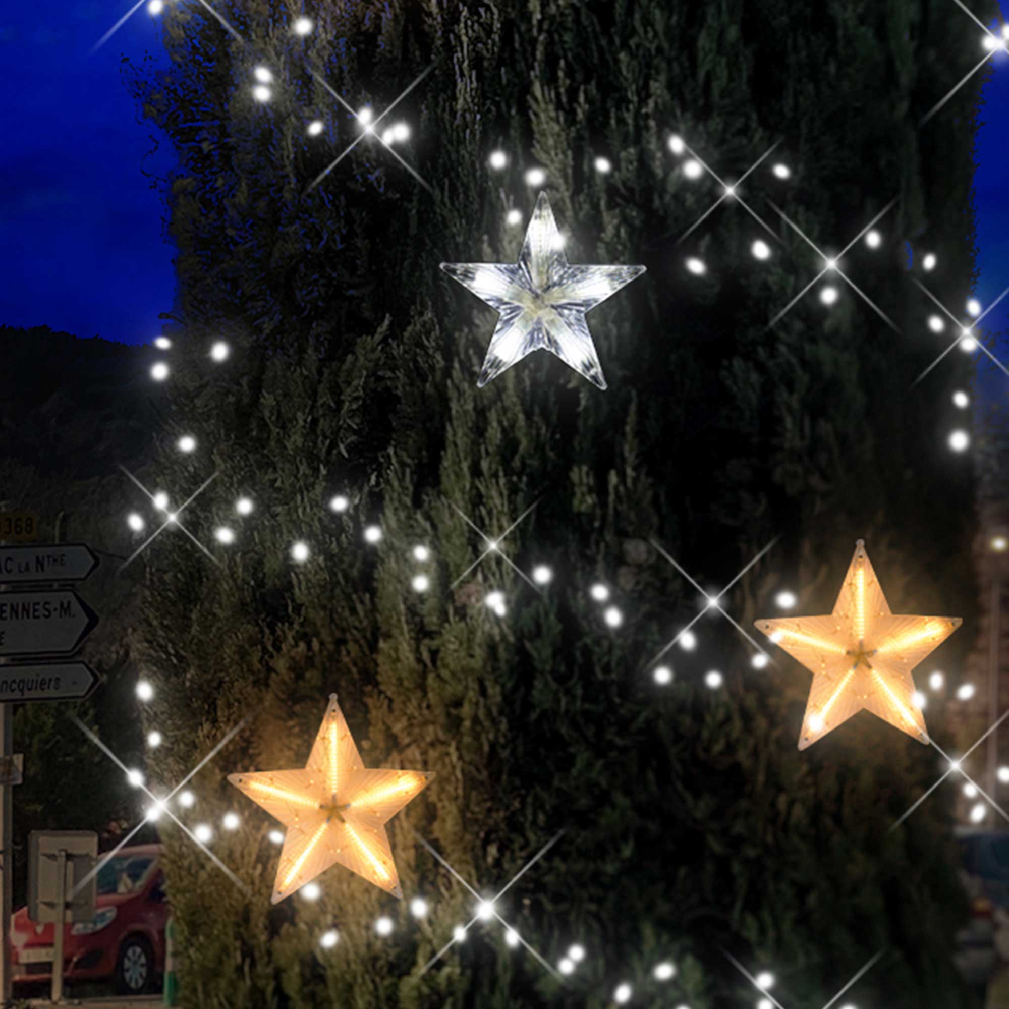 Étoile Stelly animée - 24V