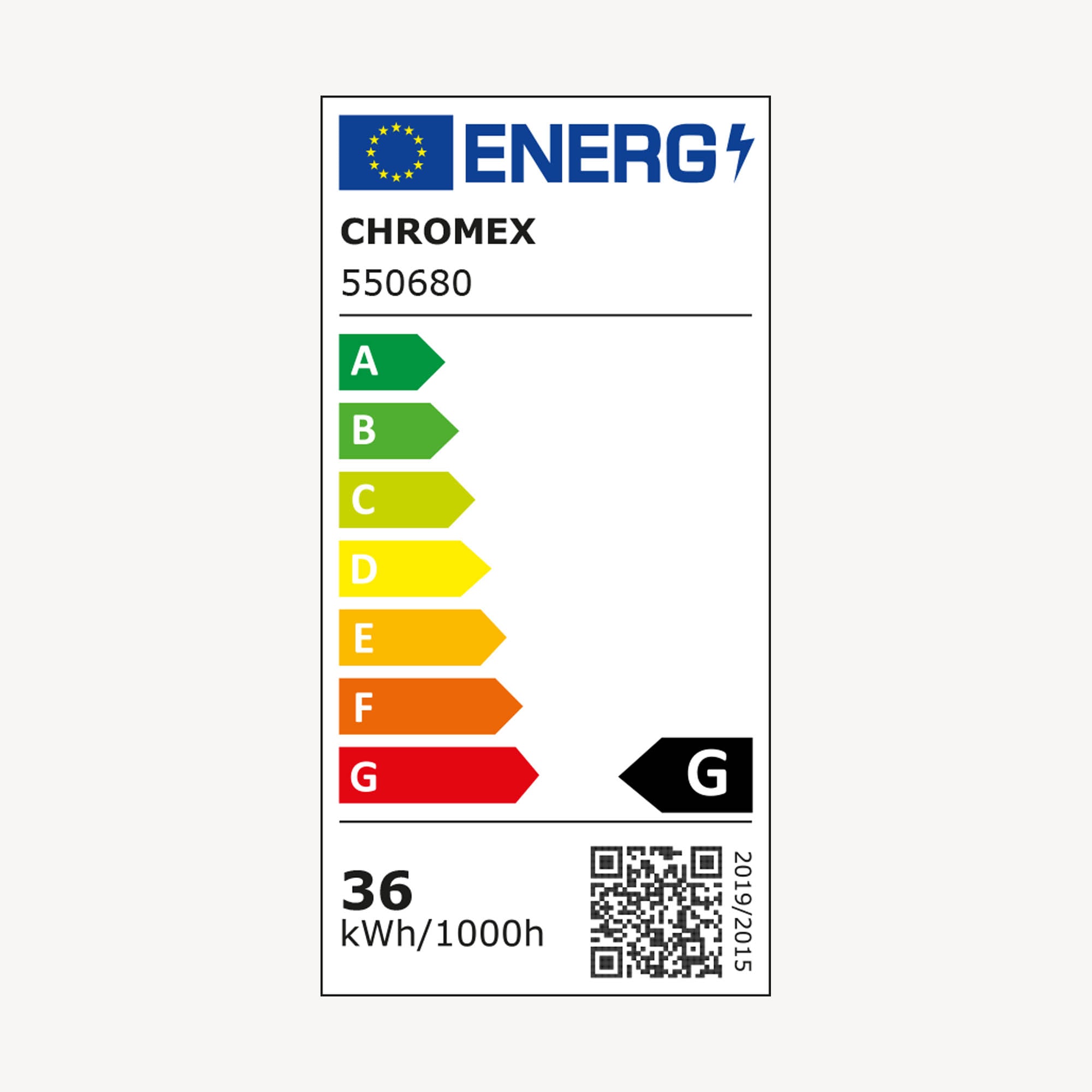 Rideau fixe Optima H7 x L2m - 230V