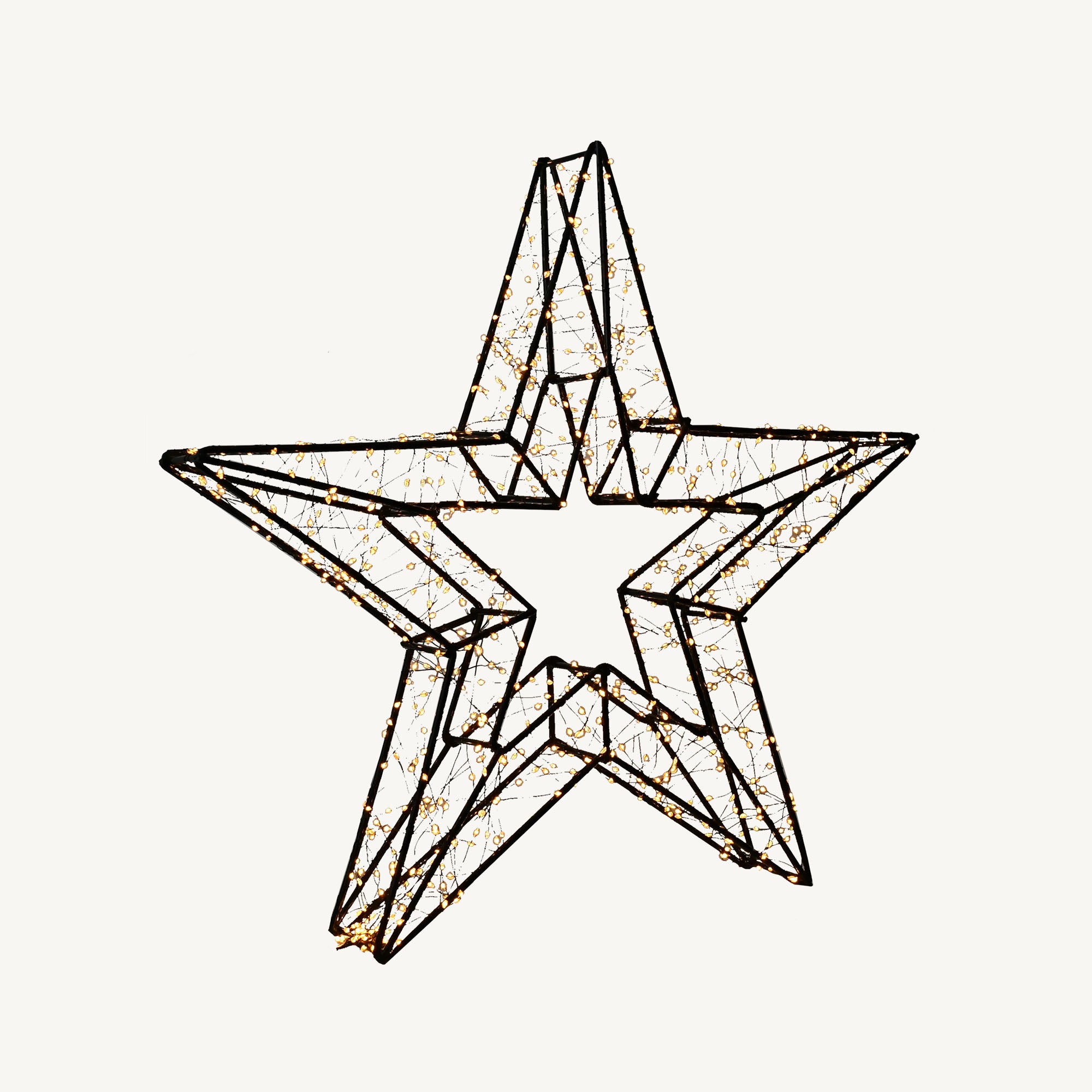 Étoile 3D lumineuse