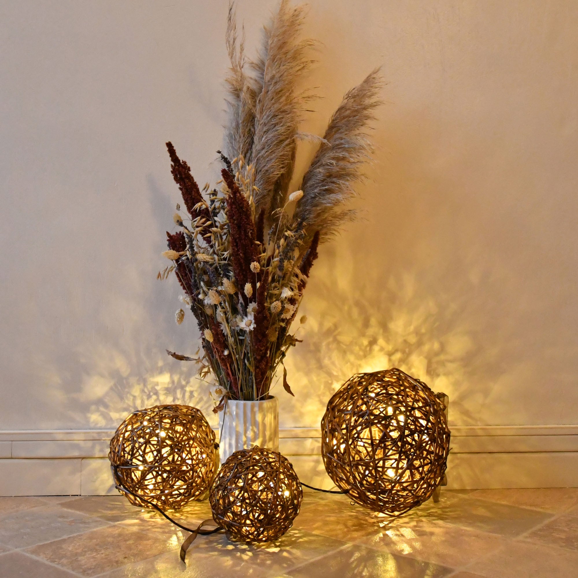 Guirlande grappe naturelle