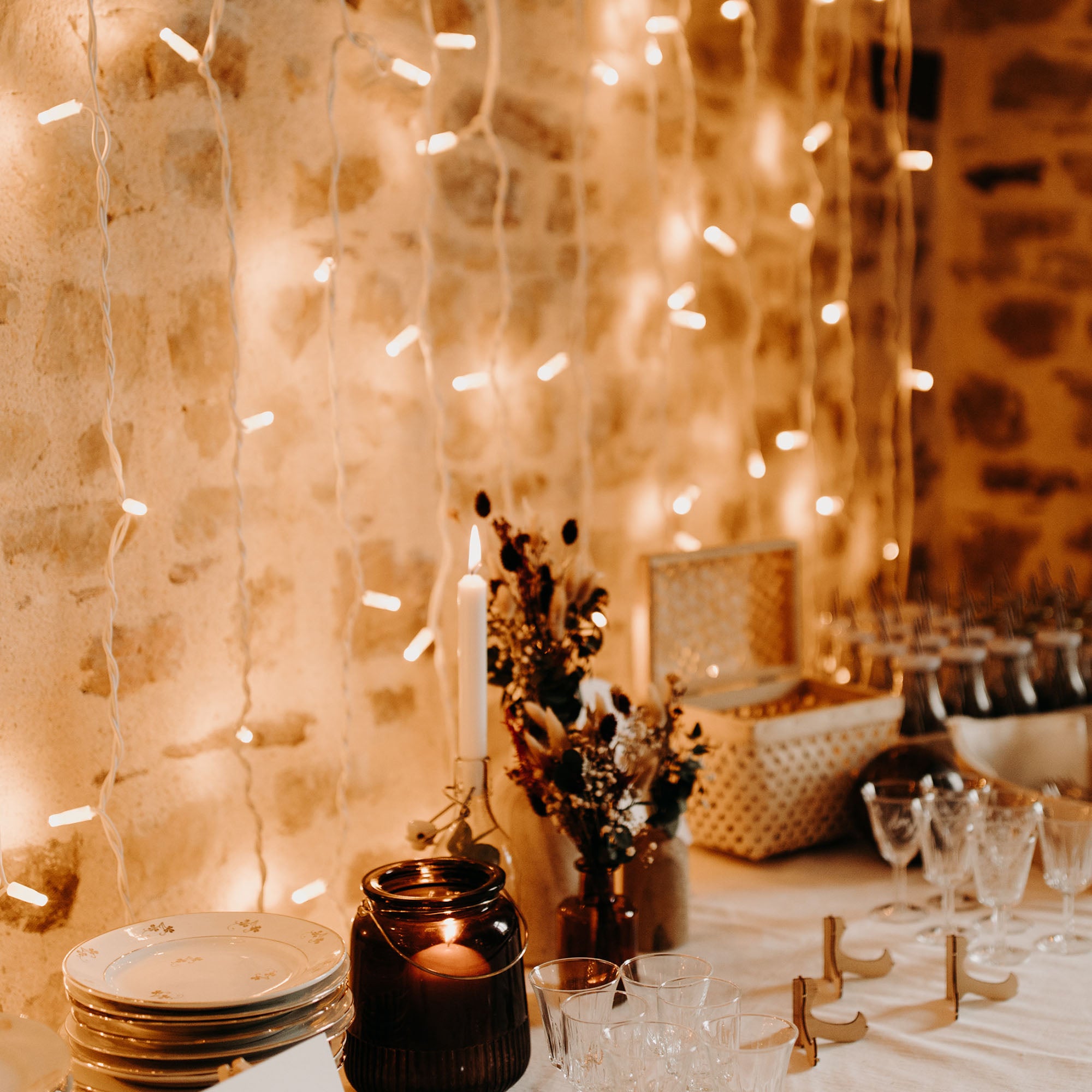 Rideau fixe H2 x L2m - 230V